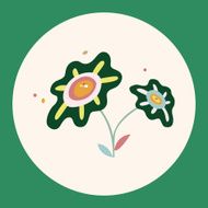 flower theme elements vector eps N26