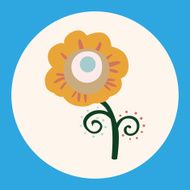 flower theme elements vector eps N28