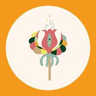 flower theme elements vector eps N33