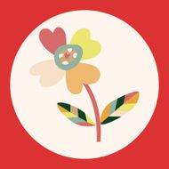 flower theme elements vector eps N34