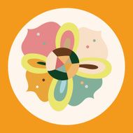 flower theme elements vector eps N35