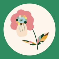 flower theme elements vector eps N36