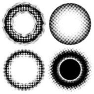 Abstract Halftone backgrounds N4