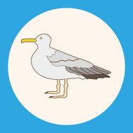 bird cartoon theme elements vector eps N39