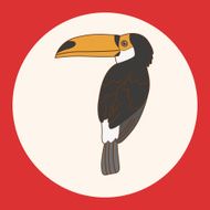 bird cartoon theme elements vector eps N40