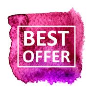 Vector watercolor N177