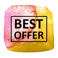 Vector watercolor N188