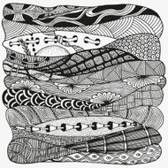 Artistically ethnic pattern N4