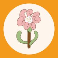 flower theme elements vector eps N59