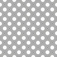 Seamless vector circle link pattern N2