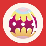 easter painting egg theme elements vector eps