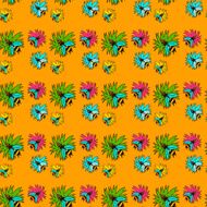 seamless pattern with bee - 2 N2