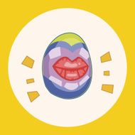 easter painting egg theme elements vector eps N14