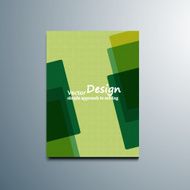 Brochure abstraction colored shapes vector banner