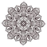 Ornament beautiful card N11