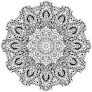 Ornament beautiful card N12