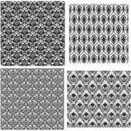 4 Damask Seamless Patterns
