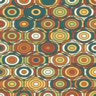 Ethnic colored ornamental Texture with Circles