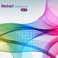 abstract colorful waves background rainbow colors