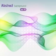 abstract colorful waves background yellow pink green colors