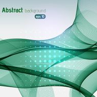 abstract green waves background N2
