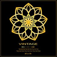 Flower Golden invitation card2 N2