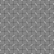 Black and white geometric seamless pattern N109