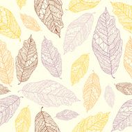 Seamless leafs pattern N2