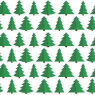 Christmas Flat Tree Seamless Pattern Background Vector Illustrat N2