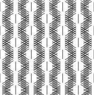 Black and white geometric seamless pattern N122