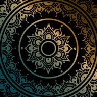 Gold mandala N21