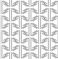 Black and white geometric seamless pattern N123