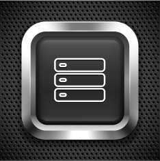 Computer server on Black Square