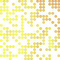 Yellow Donuts Background Creative Design Templates N4