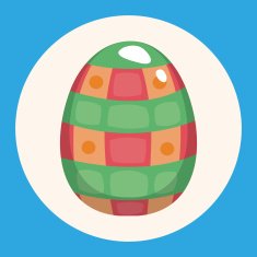 easter egg theme elements background eps10 N13