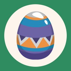 easter egg theme elements background eps10 N14