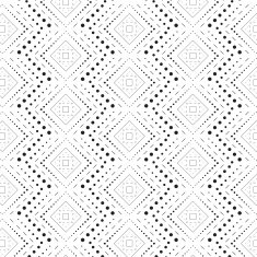 Rhombus a dash monochrome seamless pattern