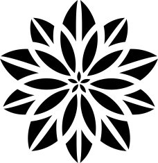 Ornaments Mandala Floral Silhouette N2