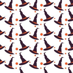 Happy Halloween Background Seamless pattern Vector illustration Collection of seamless N29