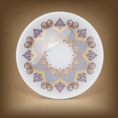 Decorative plate with oriental round lace pattern N5
