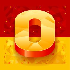 The pattern of numbers for use in banner ads N2
