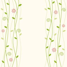flowery vine background illustration