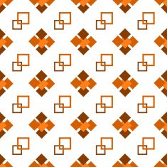 Seamless repeating pattern of brown squares