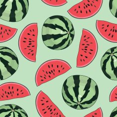 Seamless background with watermelon N3