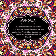 invitation mandala card N13