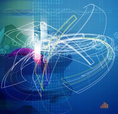Technology abstract Background N12