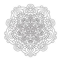 Mandala is a circular symmetric pattern