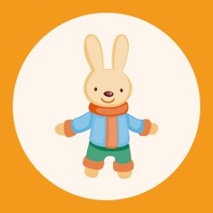 animal winter cartoon theme elements N2