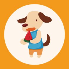 animal summer cartoon theme elements N13