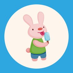 animal summer cartoon theme elements N14